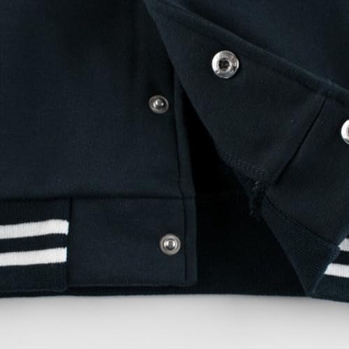 Boys' Long Sleeve Cardigan Sweater Soft Brushed Fleece Button Closure Sweatshirt for Boys 2-10 Years3