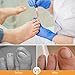 Treatonic Ingrown Toenail Treatment - Ingrown Toenail Pain Reliever and Softener Kit for Easy Trimming with Silicone Gel Toe Caps