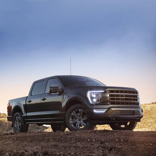 Image of Mud Flaps Kit for 2022-2024 Ford F-150 Lightning Mud Flaps Kit Mud Splash Guard Front and Rear 4-PC Set Fender Mud Guard Accessories No Need to Drill Holes, Black