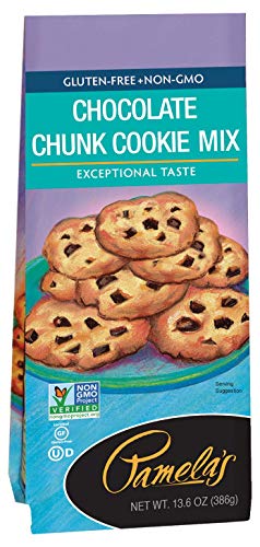 Pamela's Products Gluten Free Cookie Mix, Chocolate Chunk, 13.6 Ounce Unit