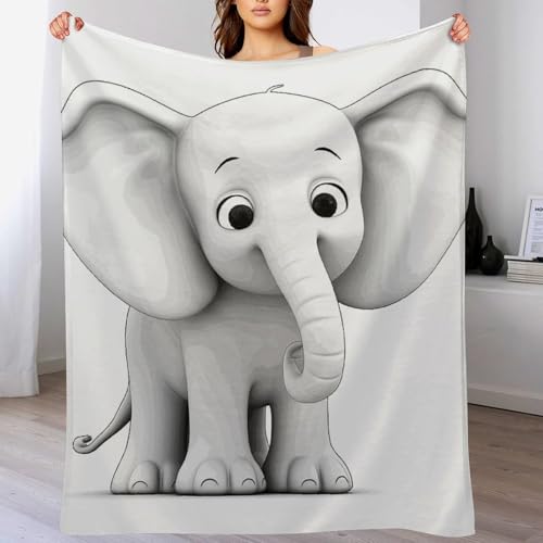 Couverture éléphant en flanelle douce et microfibre premium pour lit - 5