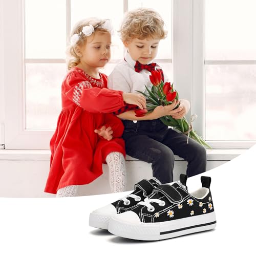 ANTLULU Boys and Girls Canvas Kid Shoes Adjustable Design Fashion Casual Sneakers - Image 5