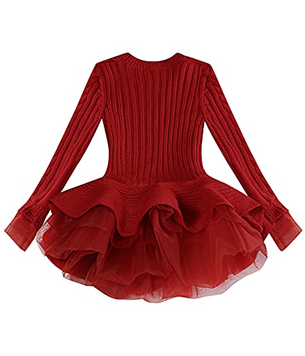 Image of FKKFYY Long Sleeve Fall Sweaters for Girls