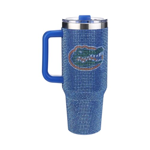 Image of The Memory Company Officially Licensed 40oz TC Bling Game Day Tumbler with Vintage Logo, University of Florida