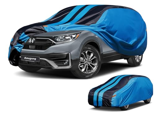 Image of Kaugung Car Cover Waterproof Custom Fit Honda CRV（1995-2025）, Full Exterior Cover for Automobiles Lightweight Resistant Outdoor Sun UV Rain Dust Snow Wind Protection.