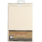 Canvas Corp CDS1042 50 Count Note Cards with Envelopes, 4 by 5.5-Inch, Ivory