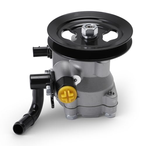 Loautong Power Steering Pump with Pulley, for Hyundai Accent 2010-2011, for Kia Rio 2006-2011, for Kia Rio5 2006-2011, Power Assist Pump Replace# 96-4052, 964052, 571001E001 by Loautong - Used condition - US$33.40