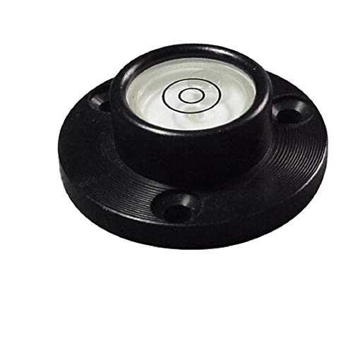 Driak 2Pc 32Mm/1.34"Mini Spirit Level Bubble Circular Vial Bullseye Level Round Bubble Level Black Angle Clear Mini Round Bubble Spirit Level With Mounting Holes #TOP24