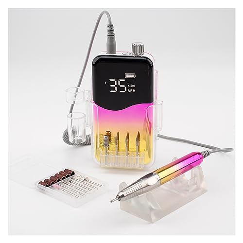 Electric-Nail-Drill-Portable-Nail-Drill-Professional-35000-RPM-Rechargeable-Electric-Nail-File-Machine-E-File-For-Acrylic-Nails-Gel-Polishing-Removing-Cordless-Efile-With-Bits-Kit-For-Manicure-Sal