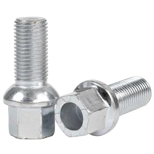 Tornillos llanta compatible con VW Eos 2006-2010 pernos de rueda acero WHT002437 plata 3