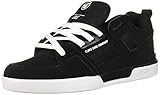Strapazierfähig DVS Herren Comanche 2.0+ Skate-Schuh, Nubukleder Schwarz Weiß, 42 EU