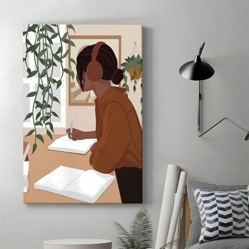 Affiche sur toile musique 70x100 cm grand format sans cadre décoratif - 2