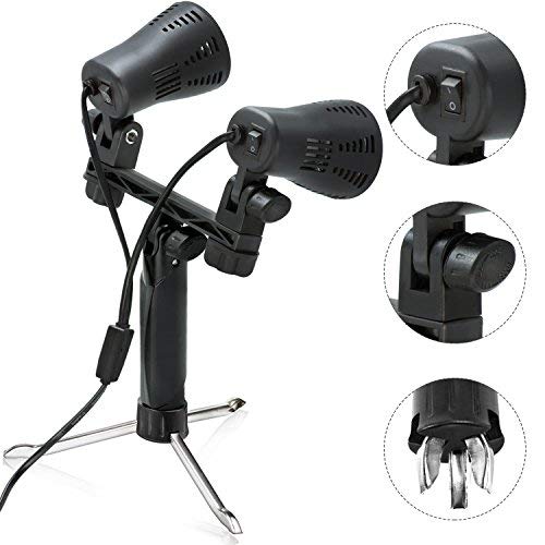 Limostudio Photography Table Top Photo Light Tent Kit, 24" Photo Light Box, Continous Lighting Kit, Camera Tripod & Cell Phone Holder Agg1069 #TOP3