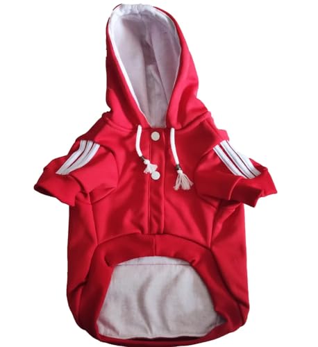 Moletom Pet Roupa Para Cachorro e Gato Premium Au didas Vermelho (3G)