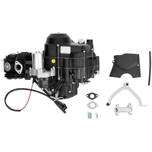 125cc Engine for ATV, 4 Stroke Engine for Go Kart, Motorcycle Engine with Motor, Mud Motor Kit for Bike, Small Engine Parts