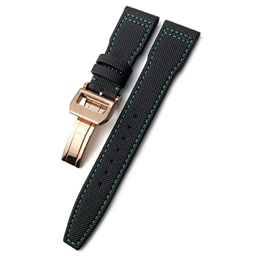 [CEKGDB] 20 ~[g 21 ~[g 22 ~[gDiCvXgbv{obNvohtBbg IWC pCbg}[N Portugieser Portofino uXbg(Black green rose,22mm