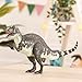 Terra by Battat – 13 Pieces Jungle Expedition Big Playset – Electronic Dinosaur with Light– Up Eyes – Movable Roaring Acrocanthosaurus & Helicopter with 2 Surprise Dinosaur Toys for 3+ Years