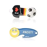 PRAKTISCH, KOMFORTABEL & HYGIENISCH: Kein Einkaufschip zur Hand? Unser Einkaufswagenlöser aus Edelstahl hilft beim Lösen des Einkaufswagen und kann nach der Entsicherung abgezogen und zurück in der Tasche verstaut werden. Wählen Sie selbst zwischen unseren Einzelstücken und den kleinen & großen Sets zum Verschenken an Kollegen, Freunde oder Familie.