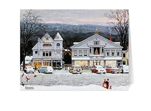 Amazon | Norman Rockwell クリスマスカード ホリデーカード メリー