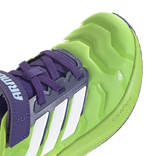 Image of adidas Kids' Marvel Run Falcon 5 Elastic Lace & Strap Shoe