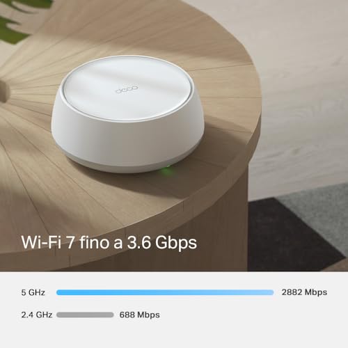 WiFi 7 Deco BE25 Mesh WiFi, BE3600Mbps Dual-Band, Router, AP, 2 Porte Ethernet di 2,5 Gbps, 4 Antenne Interne, MLO, AI-Roaming, HomeShield, Funziona con Qualsiasi ISP, Modem e Alexa - Powerline - Immagine 3