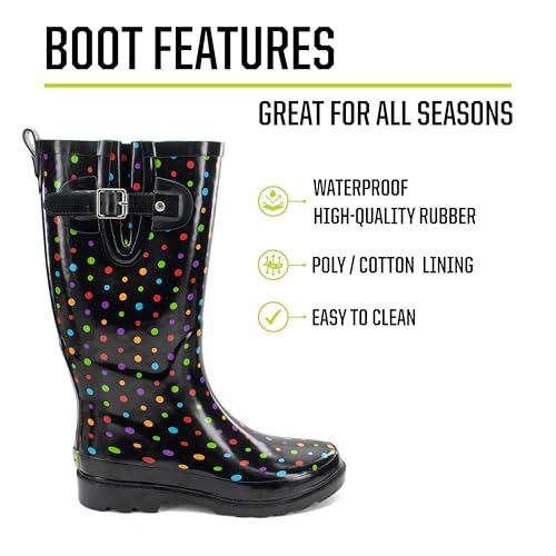 Image of Western Chief Women's Tall Waterproof Rain Boot Outdoor Garden Shoes