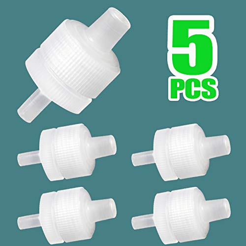 Image of Ks-Tek Plastic Clear Reusable Syringe Filter Used with Filter Membranes, Durable and Stable for Lab Filtration (13mm,5)