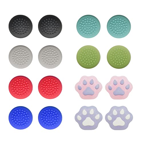 Fogun Controller Thumb Stick Grip Silicone Skin Anti-Skid Rocker Caps pour 4 Controller Sleeves Rocker Cover Rocker Caps Cover