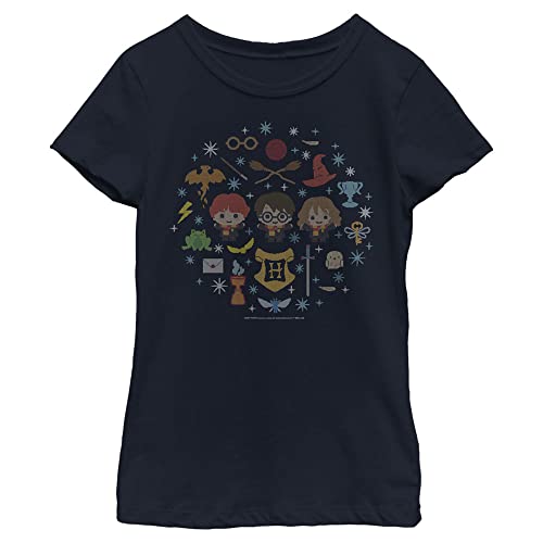 Harry Potter Girl's Needlepoint Friends T-Shirt