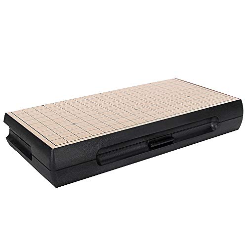 Domary Conjunto de jogos magnéticos Go 19x19 Conjunto de jogos de tabuleiro dobrável para viagem por