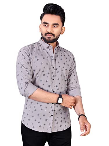 Image of ELYYORK Men's Checkered Regular Fit Shirt