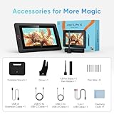 XPPen Artist13.3 Pro V2 Drawing Tablet with Full-laminated Screen, 99% sRGB Color Gamut, 13.3" Portable Graphics Pen Display with X3 Pro Smart Chip Stylus, 8 Shortcut Keys, Works with Windows, macOS - Image 9