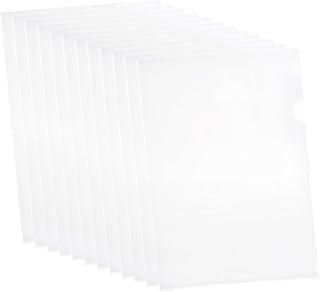 HONMEET 12Pcs Sobres Para Cartas Pastas De Arquivo De Plástico Transparente Pasta De Arquivo De Plástico Transparente Envelopes Pasta De Documentos De Papel Sacos De Pasta De Arquivo