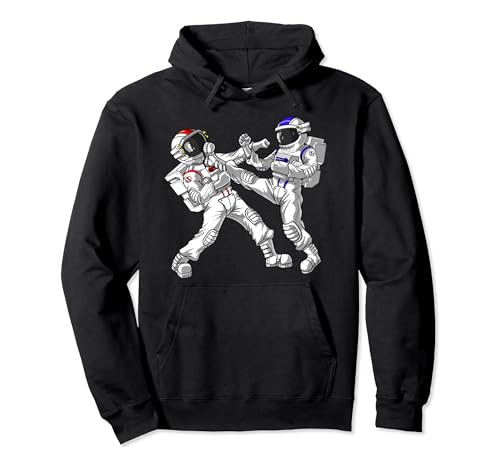 Astronauta Kárate Kickboxing Muay Thai Artes Marciales Sudadera con Capucha