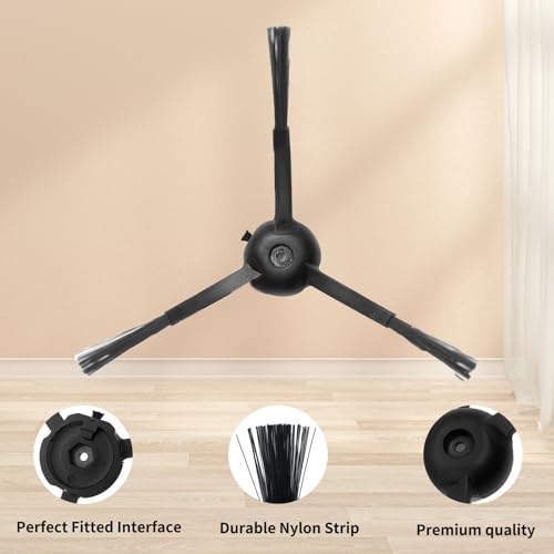 Acessórios de aspirador para robô de limpeza AIRROBO T20+, 1 escova principal, 4 escovas laterais, 4