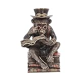 chimpanzee mama Fundido en la mejor resina. Nemesis Now Chimpanzee - Figura Decorativa (18 cm), Color Bronce
