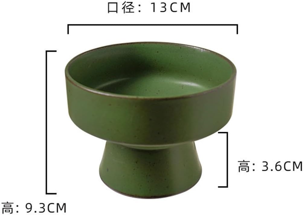 Vintage Pottery Plate Photography Props Ceramic Zen Flower Arrangement Utensils Tea Snacks Nuts