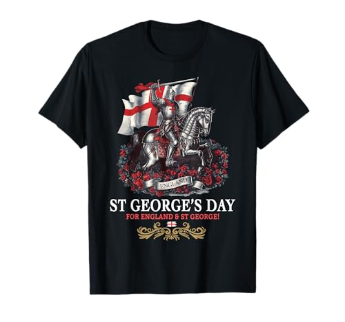 St Georges Day Outfit Idea Men & Knight Horse Saint George T-Shirt