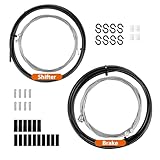 Goldomt Universal Bicycle Cable Kit – Brake & Shift Derailleur Cables with Housing,...
