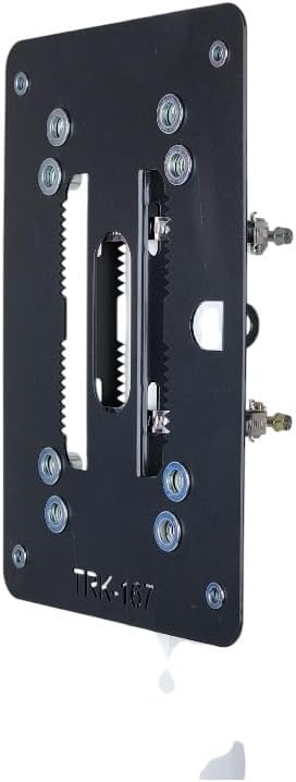 PRO-167 Universal Heavy-Duty Pole Mount Bracket, Powder-Coated Metal, 9.45x6.30x0.07 Inch, for Junction Box, Camera, Enclosure Mounting, Straps Included