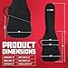 Gator Cases Foam Padded Bass Guitar Gig Bag, Fits Jazz and Precision Style Bass Guitars up to 46.5