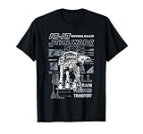 Star Wars Classic AT-AT Imperial Walker Schematics Poster T-Shirt