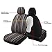 PONYJOYUP Baja Saddle Blanket Car Seat Covers 9PCS Full Set, Breathable and Washable Striped Woven Automotive Vehicle Seat Cover, Universal Seat Cover for Sedan, SUV, Truck, Airbag Compatible