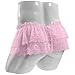 BTREEFLO Men's Sissy Lace Panties Double Layer Skirt Sissy Pouch Briefs Lingerie Sexy Underwear Thongs (US, Alpha, One Size, Regular, Regular, Pink)
