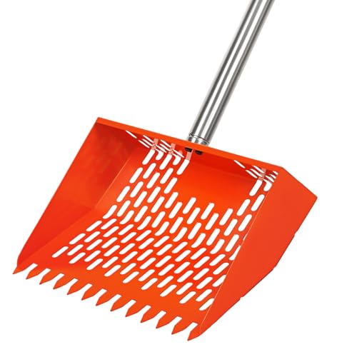 KalTell 2-in-1 Chicken Poop Scooper & Rake Chicken Coop