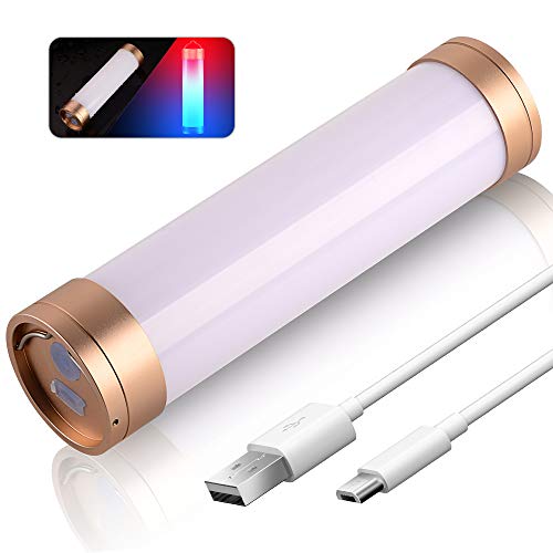 Led Work Light, Jobsite Lighting, Multi-use, 360°Lighting, Roadside Flash Warning Light, Emergency work Light, Rechargeable LED Road Flares with Magnetic Base & Hook for Car Repair and Warning Beacon