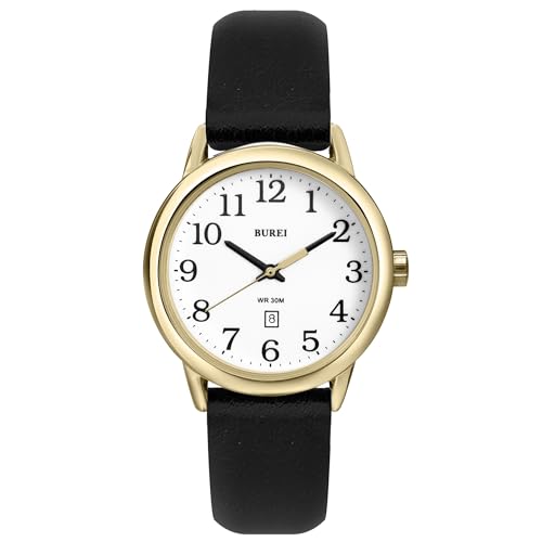 BUREI �����Y �u���b�N���U�[�E�H�b�` 35mm ���� ���₷�� �����Y�E�H�b�` �~�j�}���X�g�A�i���O �N�H�[�c �h���E�H�b�` �j���p�M�t�g, �u���b�N�S�[���h, �t�@�b�V���i�u���A�N���V�b�N�A�ǂ݂₷���A�G���K���g�Ȑa�m�B