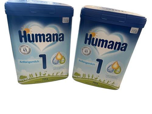 Latte in Polvere per Neonati, 750g, con DHA, Premium Qualità, Confezione Doppia