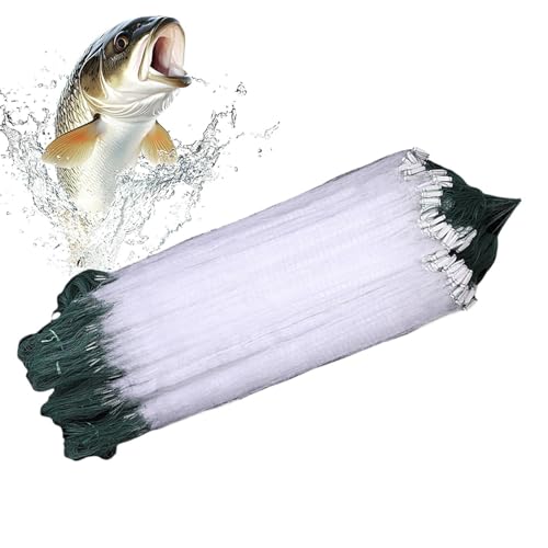 Fishing Bait Net Trap - Foldable Portable Catch Net, Mesh Structure with Quick Access Design, Multi Entry Trap System + Compact 