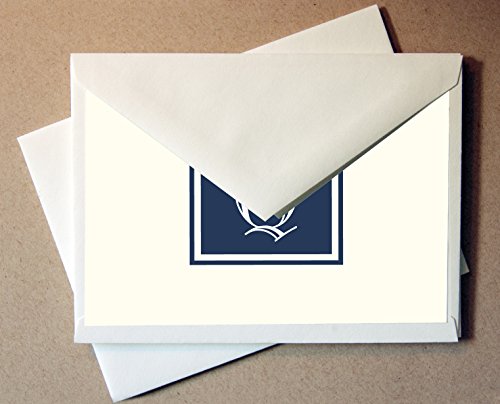 Image of Quni Monogram Stationery Note Cards (24 Foldover Cards and Envelopes) (Q)